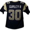 Todd Gurley Autographed/Signed Los Angeles Rams Size XL Blue Jersey BAS 22817