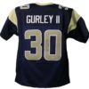 Todd Gurley Autographed/Signed Los Angeles Rams Size XL Blue Jersey BAS 22818