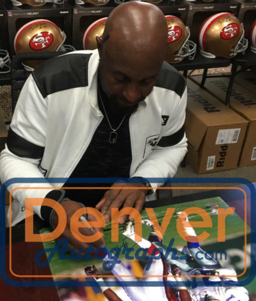 Jerry Rice Autographed/Signed San Francisco 49ers 16x20 Photo BAS 22825