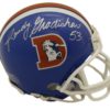 Randy Gradishar Autographed/Signed Denver Broncos D Logo Mini Helmet 22854