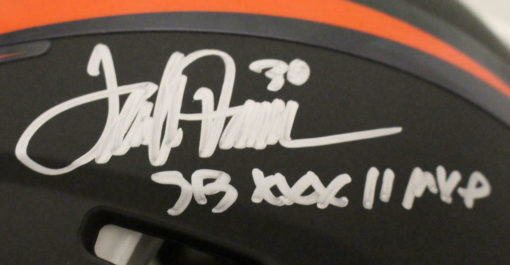 Terrell Davis Autographed Denver Broncos Black Authentic Helmet MVP Radtke 22864
