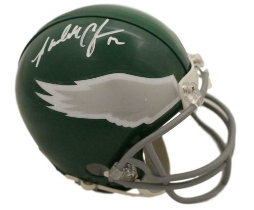 Randall Cunningham Autographed Philadelphia Eagles Mini Helmet BAS 22872