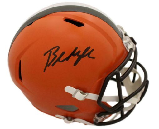 Baker Mayfield Autographed Cleveland Browns Speed Replica Helmet BAS 22876