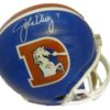 John Elway Autographed/Signed Denver Broncos D Logo Replica Helmet BAS 22881