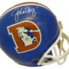 John Elway Autographed/Signed Denver Broncos D Logo Proline Helmet BAS 22882