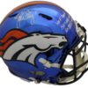 John Elway Autographed Denver Broncos Chrome Proline Helmet 3 Insc JSA 22884