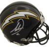 Antonio Gates Autographed/Signed San Diego Chargers T/B Mini Helmet BAS 22927