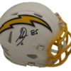 Antonio Gates Autographed San Diego Chargers Color Rush Mini Helmet BAS 22928