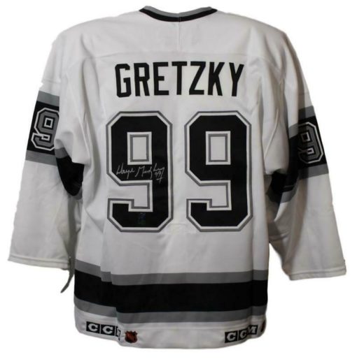 Wayne Gretzky Autographed Los Angeles Kings CCM On-Ice Jersey Size 54   22934