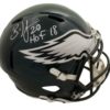Brian Dawkins Signed Philadelphia Eagles Speed Replica Helmet HOF JSA 22940