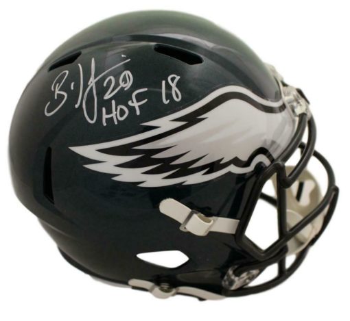 Brian Dawkins Signed Philadelphia Eagles Speed Replica Helmet HOF JSA 22940