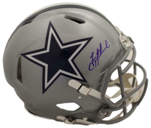 Troy Aikman Autographed/Signed Dallas Cowboys Speed Replica Helmet BAS 22947