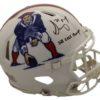 Sony Michel Signed New England Patriots Speed TB Proline Helmet Champs BAS 22957