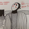 Ari Lehman Signed Friday The 13th Sketch 16x20 Canvas Jason Never Dies JSA 22978