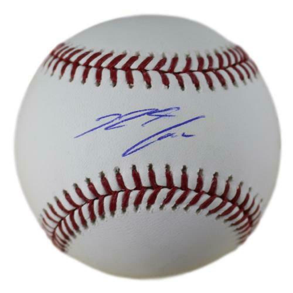 Nolan Arenado Autographed/Signed Colorado Rockies OML Baseball MLB 22989