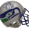 Jim Zorn Autographed/Signed Seattle Seahawks Authentic TB Mini Helmet BAS 22995