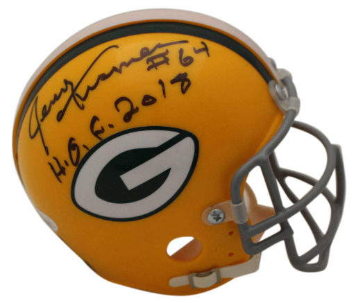 Jerry Kramer Autographed Green Bay Packers Custom Mini Helmet HOF JSA 23011