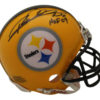 Rod Woodson Signed Pittsburgh Steelers 75th Anniversary Mini Helmet HOF OA 23054