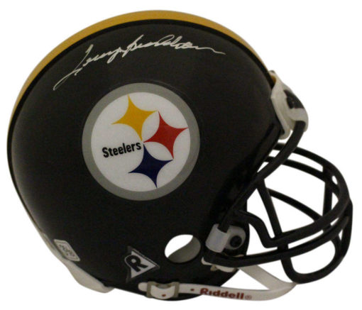 Terry Bradshaw Autographed/Signed Pittsburgh Steelers Mini Helmet PSA 23071