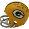 Herb Adderley Autographed Green Bay Packers 2Bar Mini Helmet HOF OA 23077