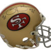 Jimmy Johnson Signed San Francisco 49ers Authentic TB Mini Helmet HOF BAS 23132