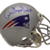 Andre Tippett Signed New England Patriots Authentic Mini Helmet HOF OA 23146