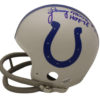 Lenny Moore Autographed/Signed Baltimore Colts 2Bar Mini Helmet HOF OA 23203