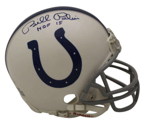 Bill Polian Autographed/Signed Baltimore Colts Mini Helmet HOF BAS 23217