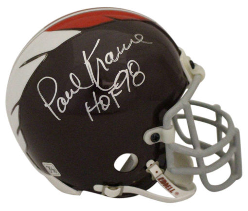 Paul Krause Autographed/Signed Washington Redskins Mini Helmet HOF OA 23231