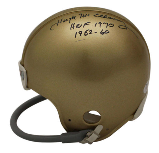 Hugh McElhenny Signed San Francisco 49ers TB 1Bar Mini Helmet HOF JSA 23400