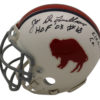 Joe Delamielleure Signed Buffalo Bills Custom Mini Helmet 2 Insc JSA 23403