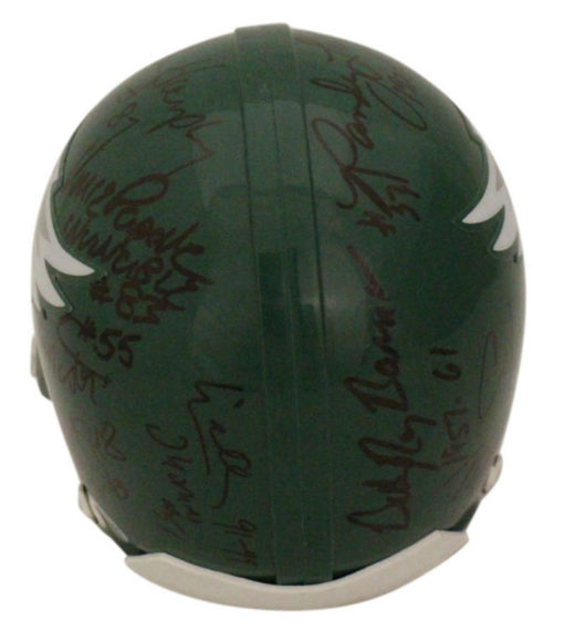 Philadelphia Eagles Legends Signed Authentic Mini Helmet Logan +10 BAS 23450
