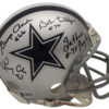 Dallas Cowboys Doomsday Autographed Mini Helmet Cole Pugh Lilly Andre BAS 23458