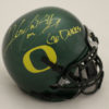 Kenjon Barner Autographed/Signed Oregon Ducks Green Mini Helmet Go Ducks 23486