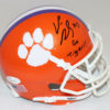 Vic Beasley Autographed Clemson Tigers Mini Helmet Go Tigers JSA 23491