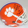 Vic Beasley Autographed Clemson Tigers Mini Helmet Go Tigers JSA 23491