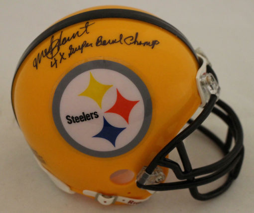 Mel Blount Autographed Pittsburgh Steelers Mini Helmet 4x SB JSA 23499