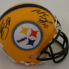 Martavis Bryant & Tajh Boyd Signed Pittsburgh Steelers Mini Helmet JSA 23524