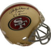 John David Crow Signed San Francisco 49ers Mini Helmet 57 Heisman JSA 23544