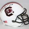Mike Davis Autographed/Signed South Carolina Gamecocks Mini Helmet 23549