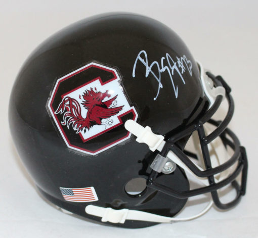 Bruce Ellington Signed South Carolina Gamecocks Black Mini Helmet JSA 23566