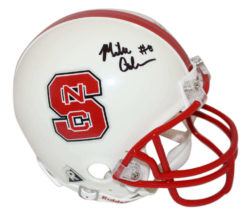 Mike Glennon Autographed/Signed North Carolina State Mini Helmet 23580