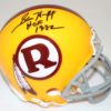 Sam Huff Autographed/Signed Washington Redskins TB Mini Helmet HOF JSA 23598
