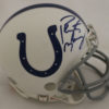 Peyton Manning Autographed/Signed Indianapolis Colts Mini Helmet JSA 23623