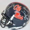 Snead McCluster & Nutt Autographed/Signed Ole Miss Rebels Mini Helmet 23625