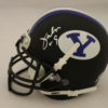 Jim McMahon Autographed/Signed BYU Cougars Mini Helmet JSA 23627