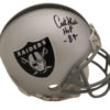 Art Shell Autographed/Signed Oakland Raiders Mini Helmet HOF JSA 23683