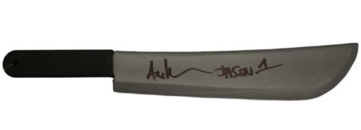 Ari Lehman Autographed Friday The 13th Replica Machete Jason 1 BAS 23756