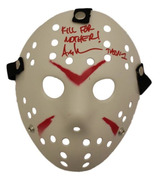 Ari Lehman Autographed Friday The 13th Replica White Mask Jason BAS 23757