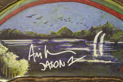 Ari Lehman Autographed Friday The 13th Camp Crystal Lake Sign Jason BAS 23769